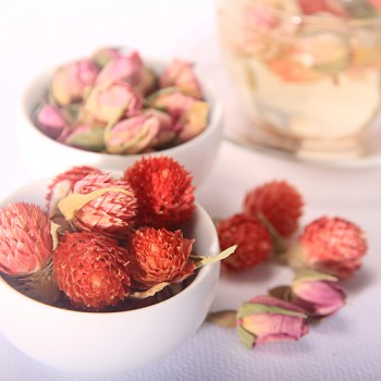 美顏去斑妃子茶：紅巧梅法國種粉紅玫瑰－樽裝